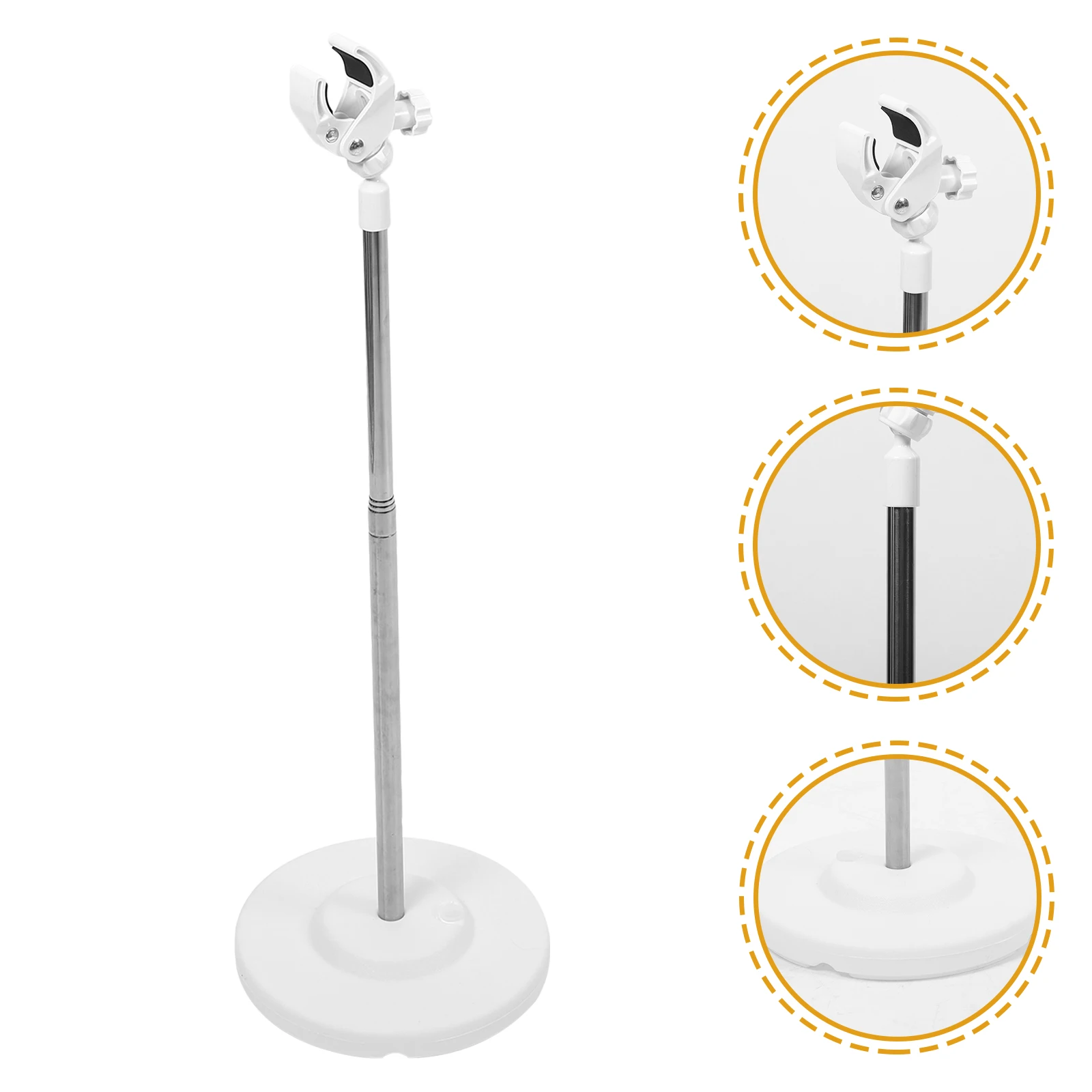 

Hair Dryer Holder Dog Stand Pet Floor Type Grooming Rack Stainless Steel Blower Hairdryer