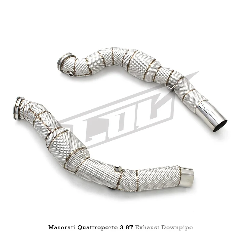 Head Section High flow Pipes Exhaust Pipes branch downpipe Exhaust Pipe with catalyst for Maserati Quattroporte 3.8T 2013-2018