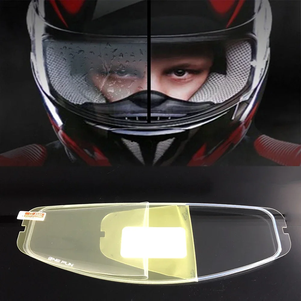 

Motorcycle Helmet Film Anti Fog Film Visor Shield Fog Resistant for MT RAPID PRO,BLADE 2 SV,REVENGE 2,TARGO Lens Helmets