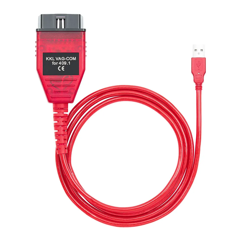 

Real 9241A VAG 409.1 COM KKL 409 FTDI FT232RL K line For Audi OBD 2 OBD2 Car Diagnostic Tools Interface Cable For VW For Skoda F