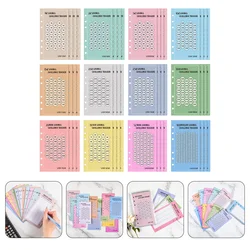 48Pcs Euro Saving Challenge Envelopes Binder Cash Bag Track Your Savings Journey and Achieve Financial Goals