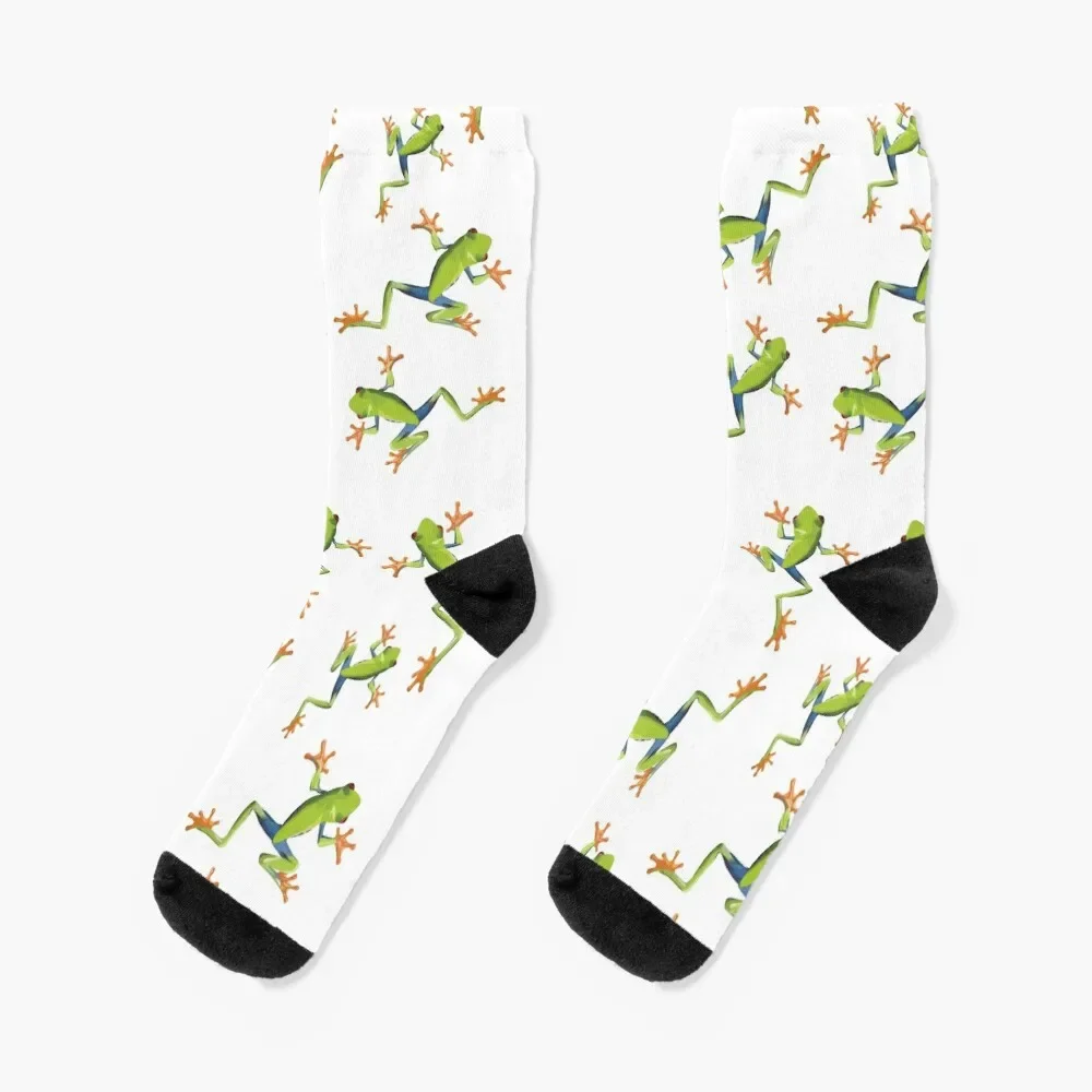 

Greenery tree-frog Socks Novelties shoes Men's Socks Luxury Women's