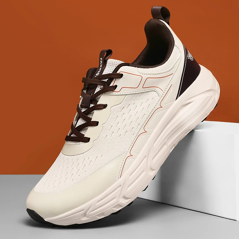 

Новые мужские кроссовки 2026 года: большие размеры, дышащие, с мягкой амортизирующей подошвой, модные, на шнуровке, повседневные, для ходьбы