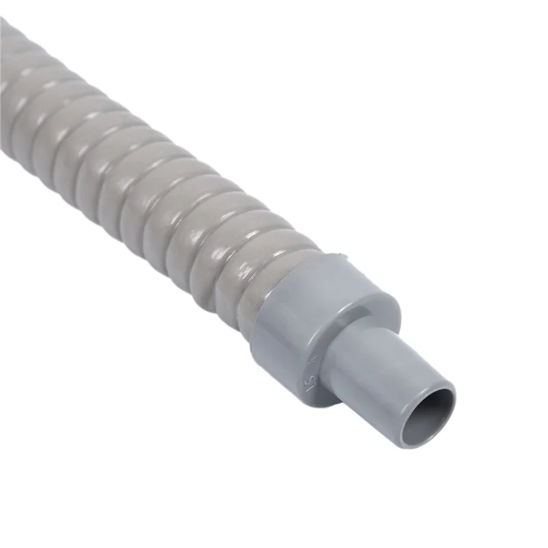 

B03C-10Pcs Пластиковый шланг для сливной воды длиной 60 см для кондиционера серого цвета