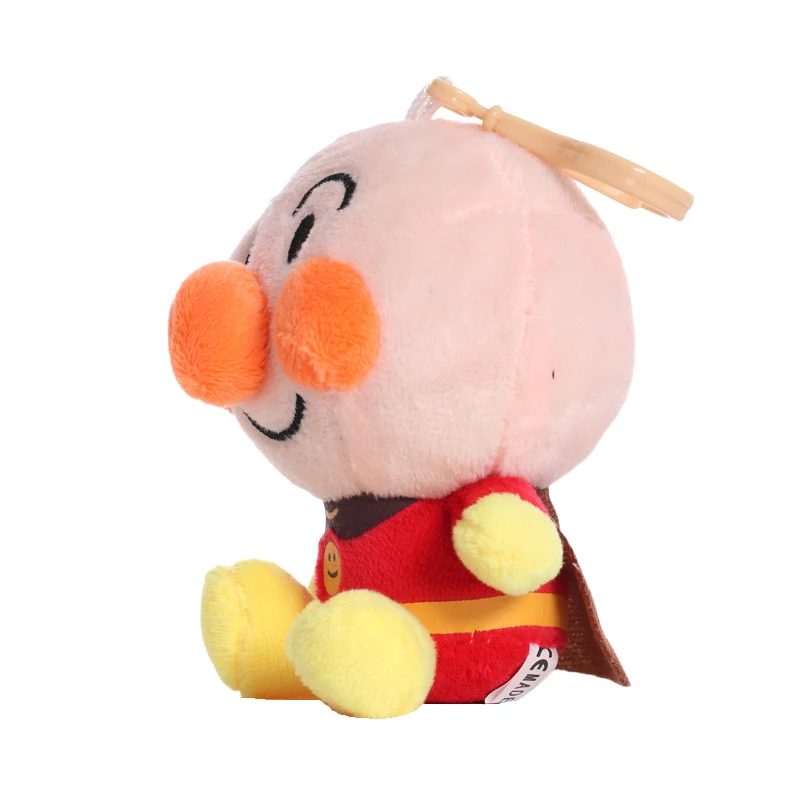 Japão Anpanman Peluches para Crianças, Figuras Anime, Bonecas Super Macias, Pingente Cartoon, Presentes de Aniversário, Decoração de Natal Kawaii, 10cm