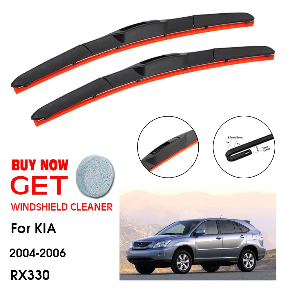 

Car Wiper For Lexus RX330 26"+22" 2004-2006 Front Window Washer Windscreen Windshield Silica Gel Wiper Blades Accessorie