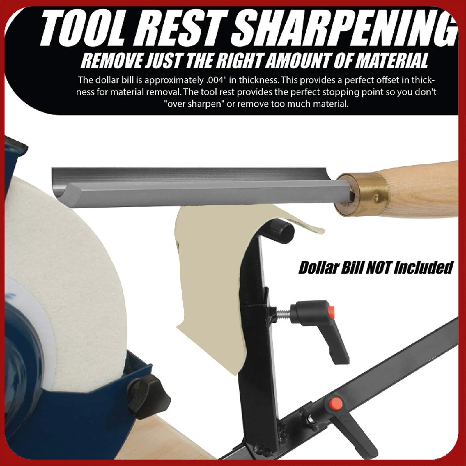 

Приспособление для заточки токарного станка, стальное 4 оси, многофункциональное шлифовальное приспособление для 8-дюймовых шлифовальных станков, деревообрабатывающих проектов