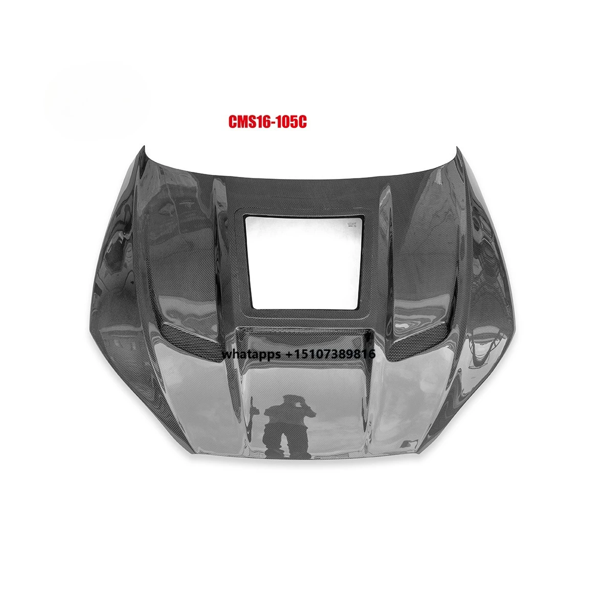 

For A5 S5 RS5 Hood With Glass Carbon Fiber B9 B9.5 2017-On Car Body Kits Auto Parts Modification Accessories CMST Style