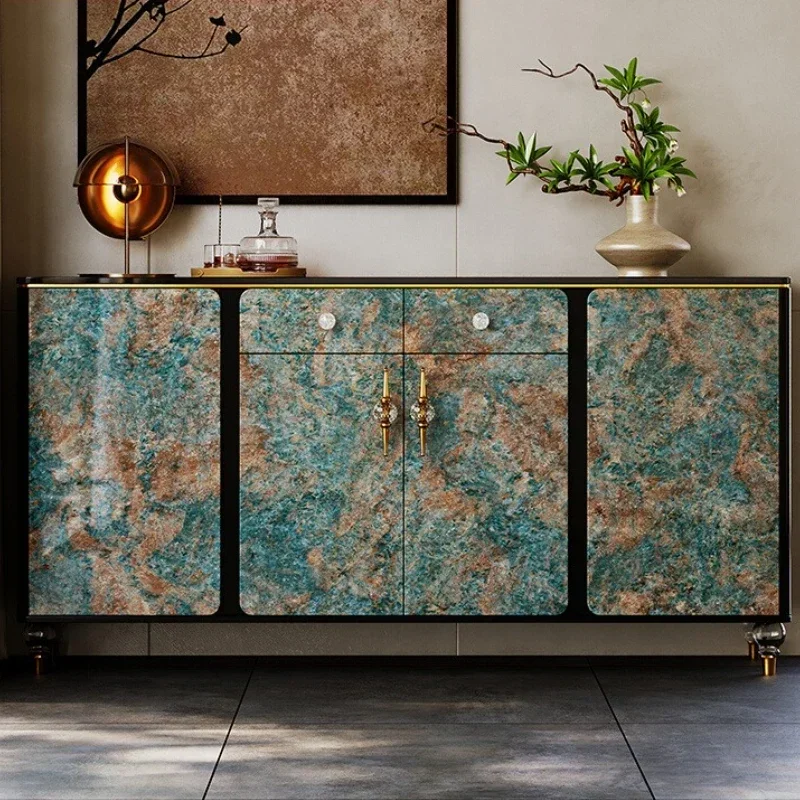 Living Room Cabinets Dresser Glass Light Luxury Dining Side Cabinet Storage Locker Dresser Living Room Cabinets Storage Locker