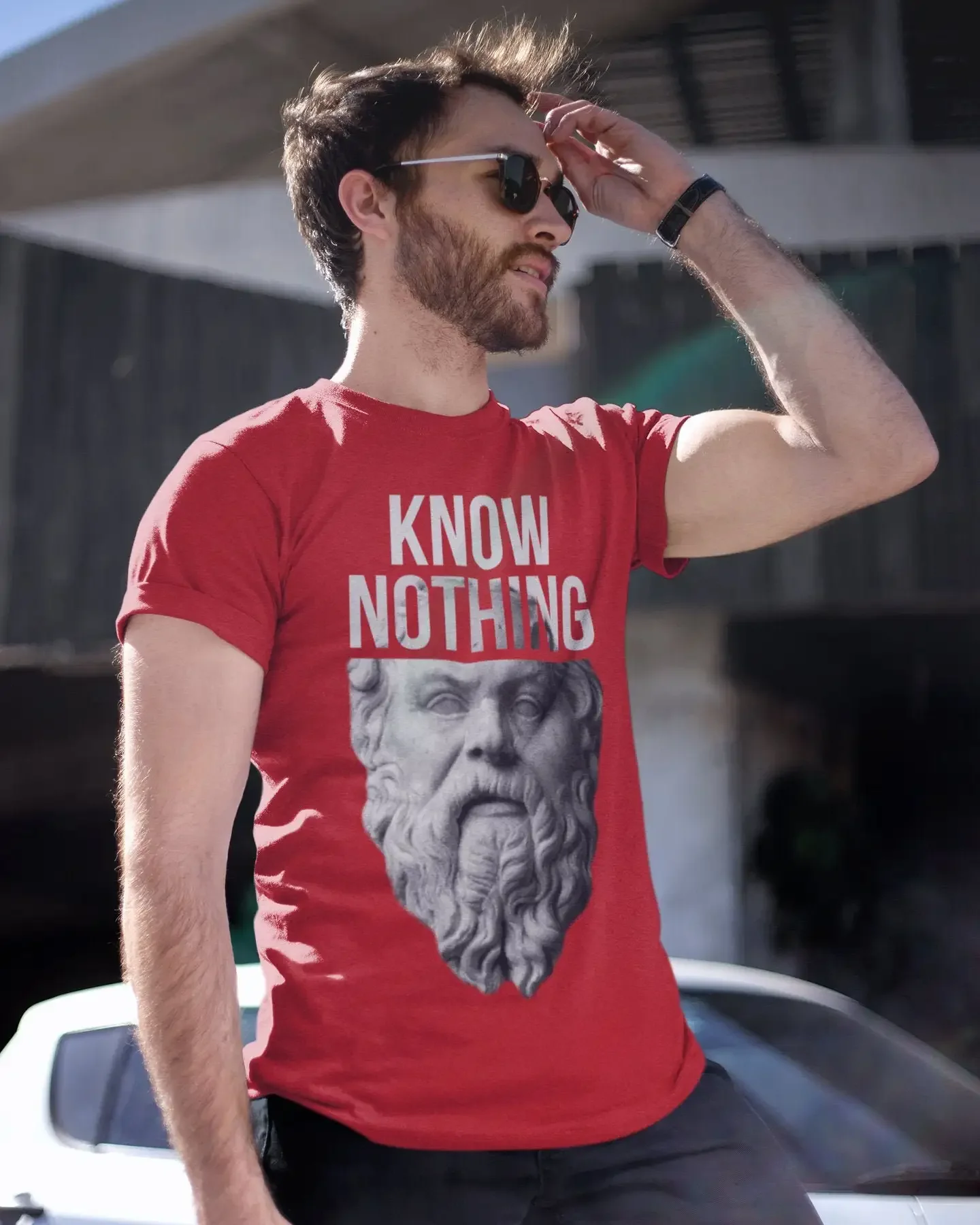 Socrates Know Nothing Ancient Greek Philosophy Gift Shirt