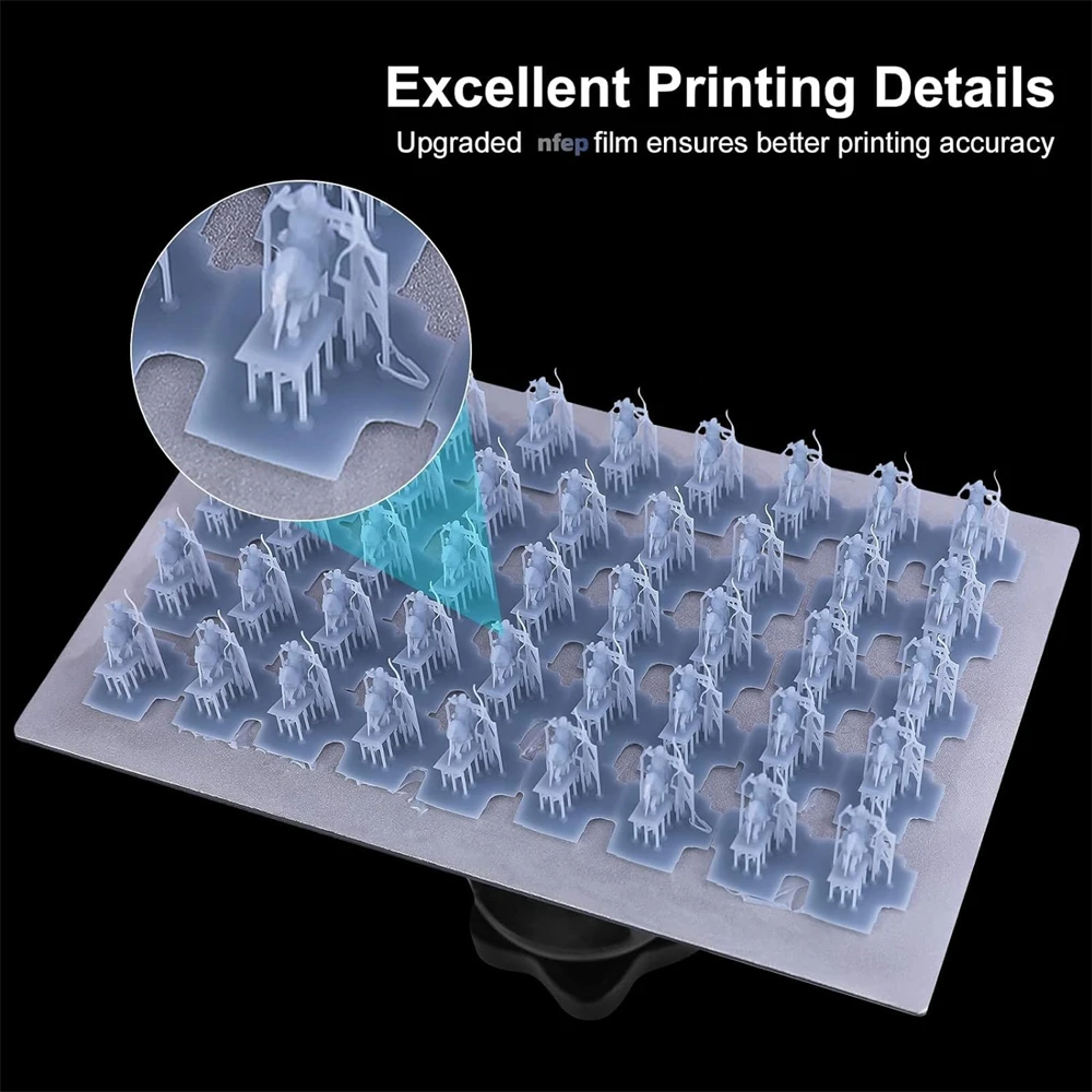 Imagem -04 - Filme Pfa 13 Polegadas 390x260x0.127 mm Filme Nfep para Peças de Impressora 3d Anycubic Photon m3 Max Elegoo Jupiter Sejupiter Peças