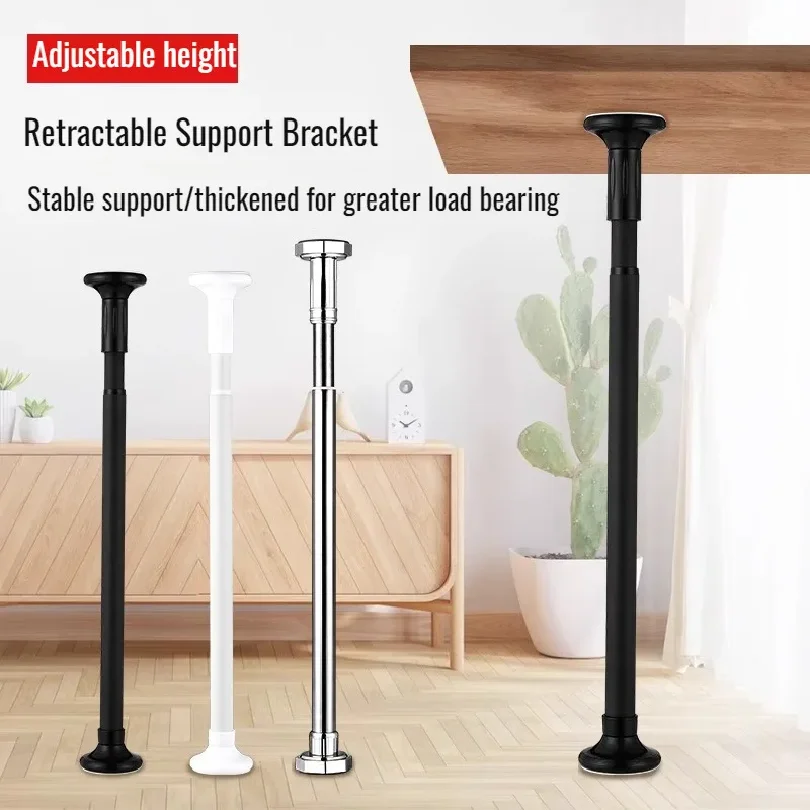 Stainless Steel Furniture Anti-fall Pull Rod Adjustable Exble Support Rod Jack Type Desk Cabinet Support Leg for Kitchen Sink