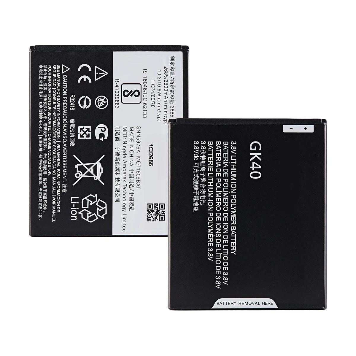 100% Original GK40 2800mAh Battery For Motorola Moto E3 G4 Play XT1607 XT1609 XT1670 XT1671 XT1672 XT1675 Mobile phone Batteries