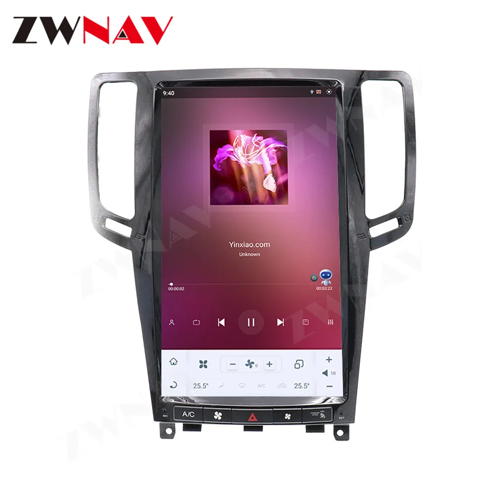 Car Radio For Infiniti G37 G25 2007-2013 Android Car GPS Navigation Multimedia Player Carplay Head Unit 128G/64G Auto Stereo