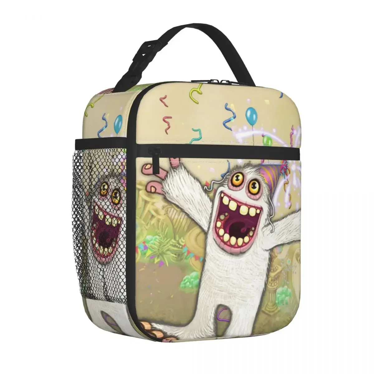 My Singing Monsters Insulated Lunch Bag Leakproof Cartoon Game Meal Container Thermal Bag Tote Lunch Box Food Storage Bags