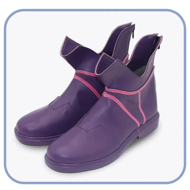 25COSLOL the Boy Who Shattered Time Ekko Cosplay Shoes Halloween Carnival Boots Cosplay Prop PU Leather Shoes Custom Made