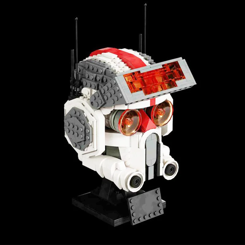 715PCS MOC Classic Science Fiction Movie (star Battle) Bad Batch Helmet - TECH Technology Collection Series Christmas Gift