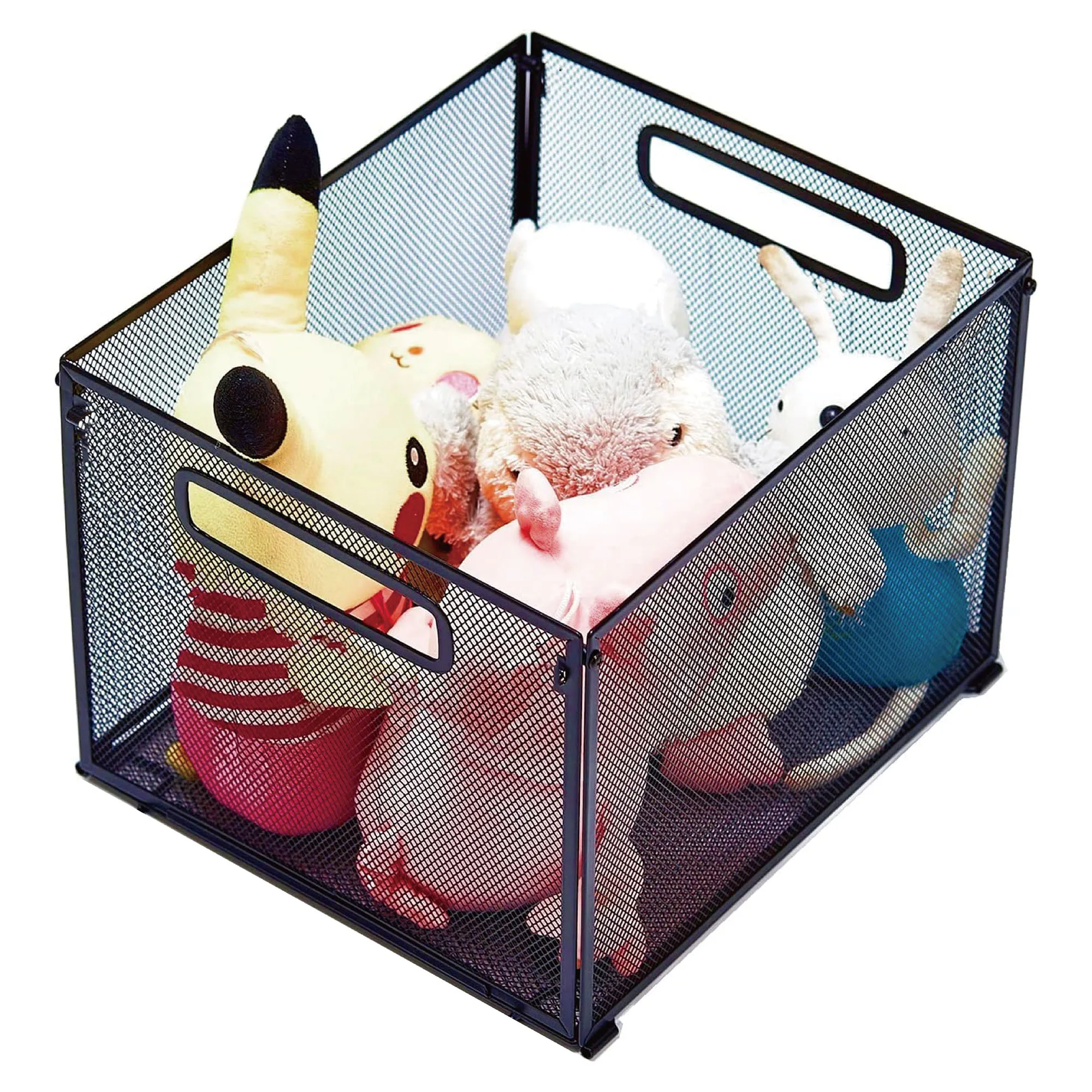 Large Hanging File Organizer, Mesh Letter Size File Holder Organizer Box Filing Crate for Office School Organization