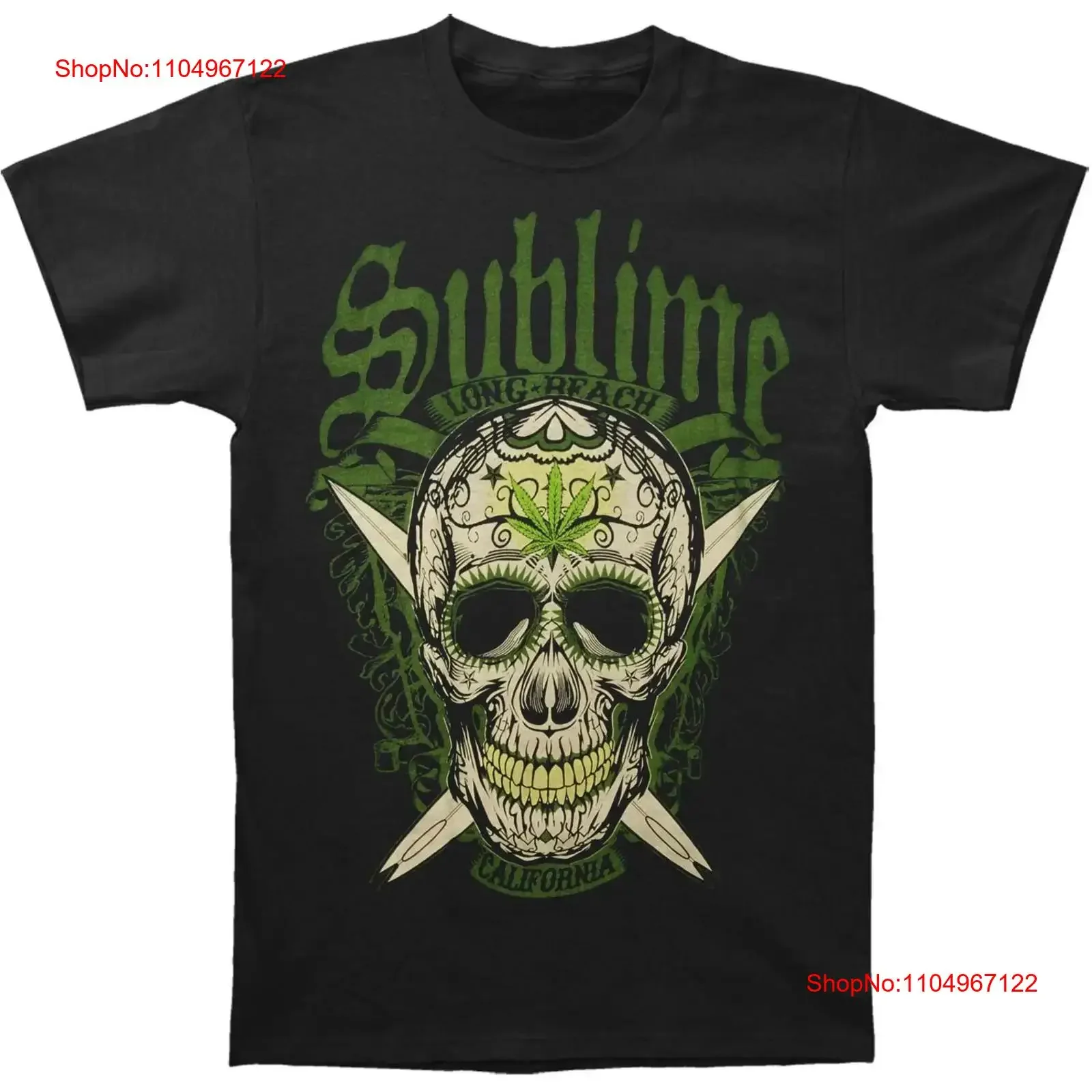 

Мужская рубашка Sublime LBC Skull, мужская мягкая футболка приталенного кроя, средняя черная винтажная стираная уличная одежда, слегка дышащая повседневная универсальная