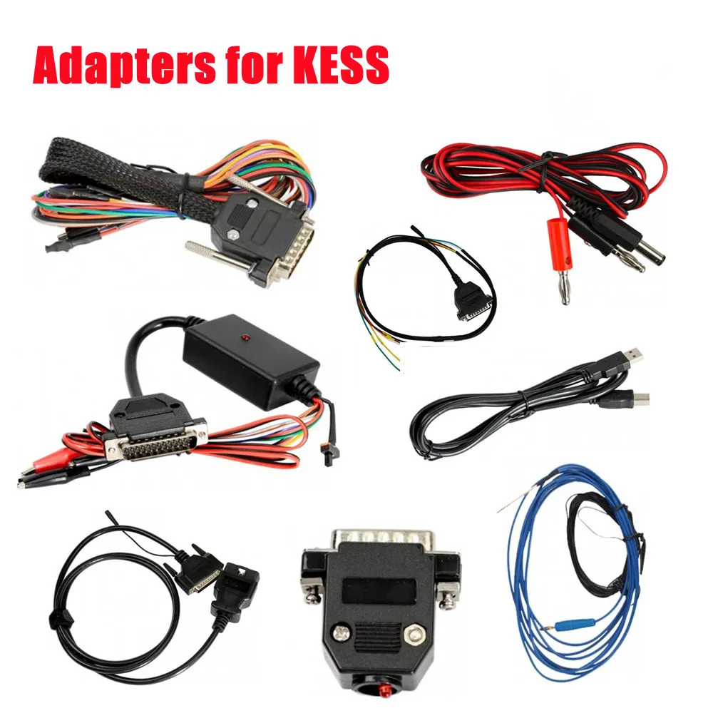 Cable Adapter Set for KESS/KTAG ECU Programmer Without Machine