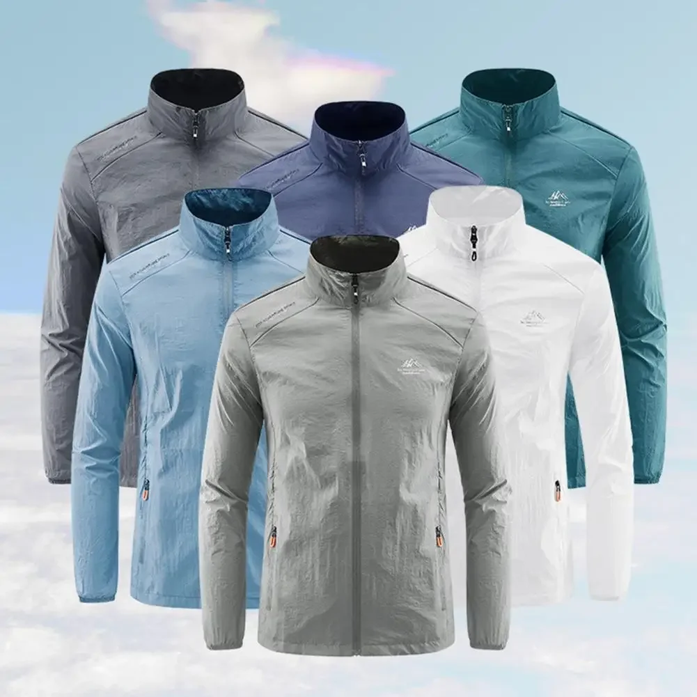 

Летние куртки мужские мужские ветровки пальто для рыбалки отец ультратонкая солнцезащитная куртка молодежная верхняя одежда одежда путешествия корейский