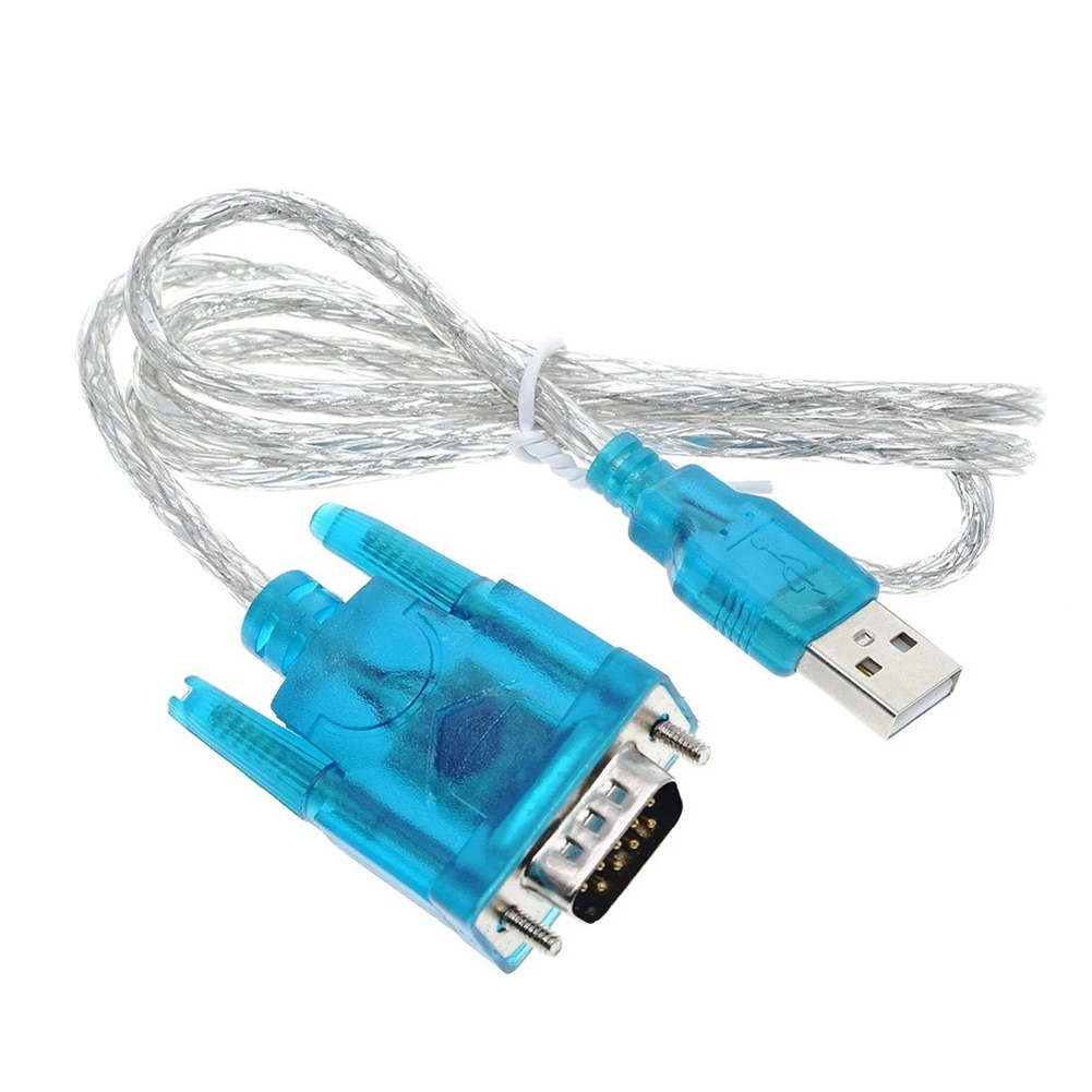 HL-340 USB إلى RS232 COM منفذ كابل تسلسلي محول USB إلى 9 دبوس كابل تسلسلي متوافق مع Windows7 64 بت