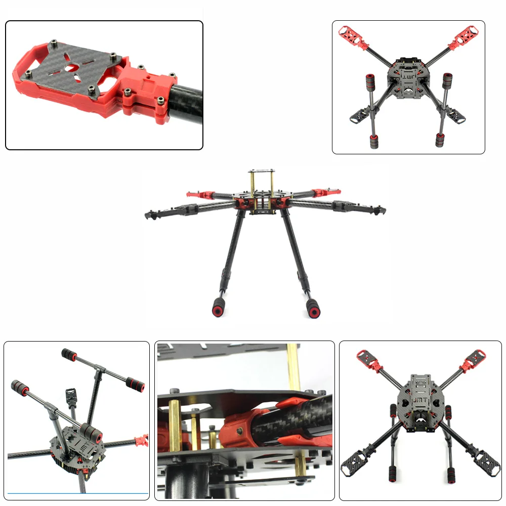 JMT FAI DA TE 2.4GHz 4 Assi RC Drone APM2.8 Controllore di Volo M7N GPS J630 Kit Telaio Puntelli con Trasmettitore AT9S 30A ESC Quadcopter