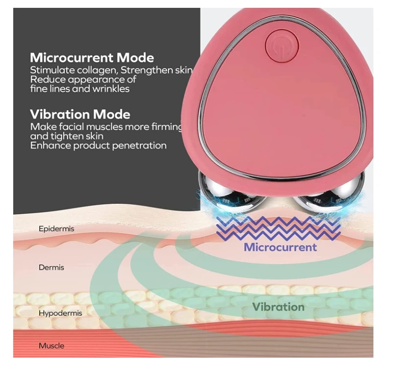 Ems Thuisgebruik Schoonheidsapparatuur Anti-Aging Face Lifting Beautyapparaat Microcurrent Gezichtsversteviging Apparaat Microstroom Face Lifting