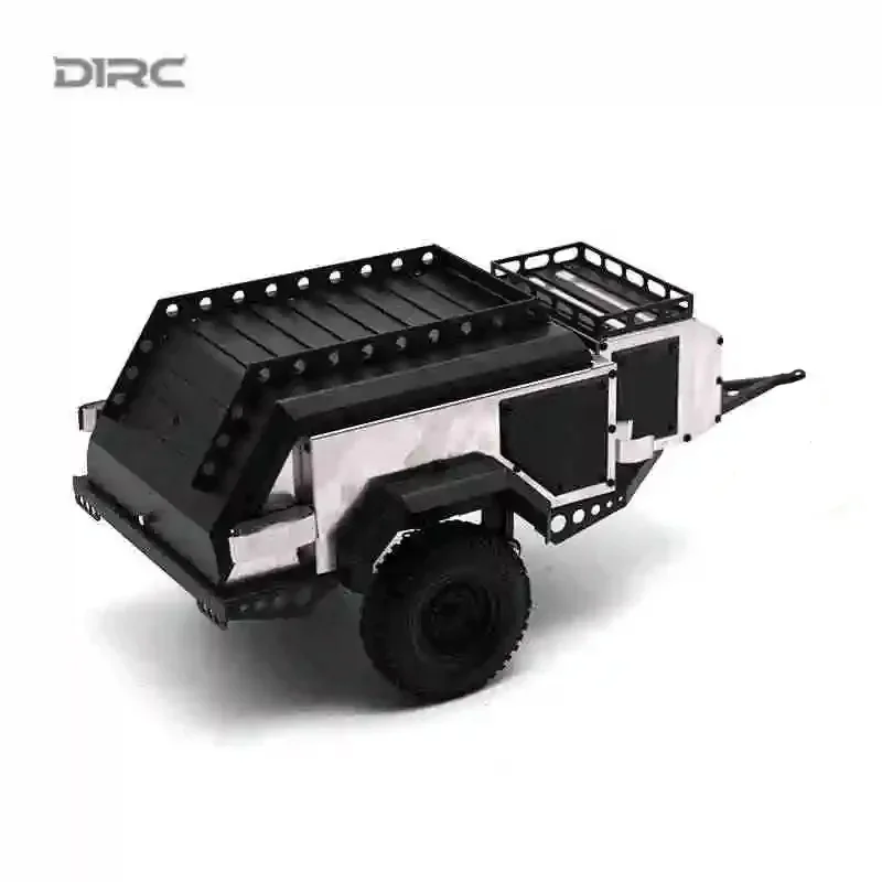 D1rc Simulation Camping anhänger rv Anhänger Metall kletter wagen anhänger unabhängiges Aufhängung zubehör