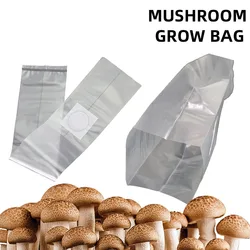 Mushroom Grow Bag, 100PCS Polypropylene Heat Resistant Bags, Ideal For Fungus And Grains, Shortened Mycelial Fermentation Cycle