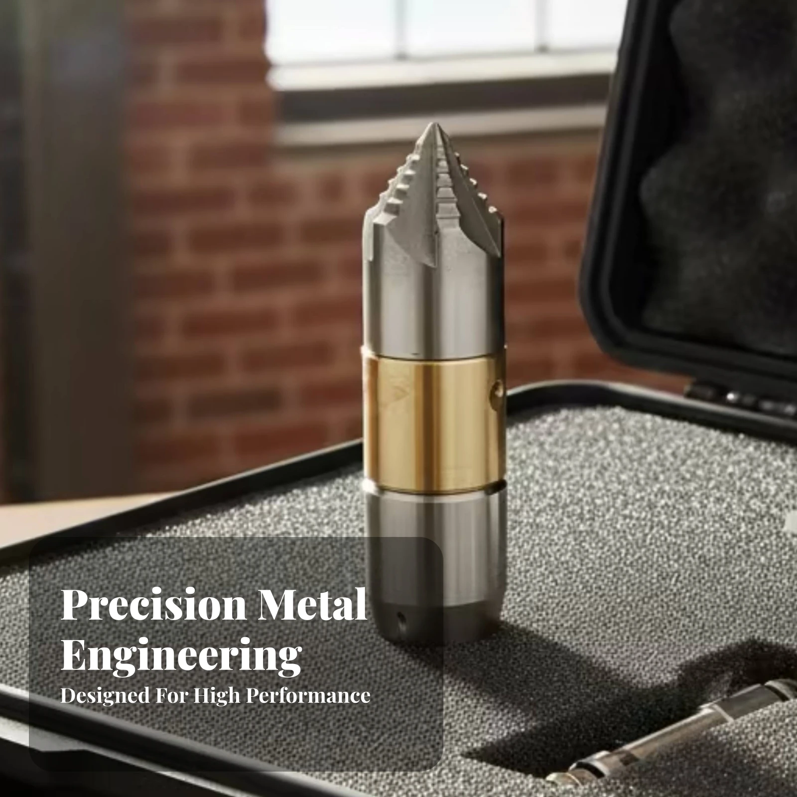 Wear Resistant Rotating Spray Nozzle Plumbing Tool Rotating Nozzles Silver and Brass Colored Serrated Tip Drain Cleaning Nozzle view 6