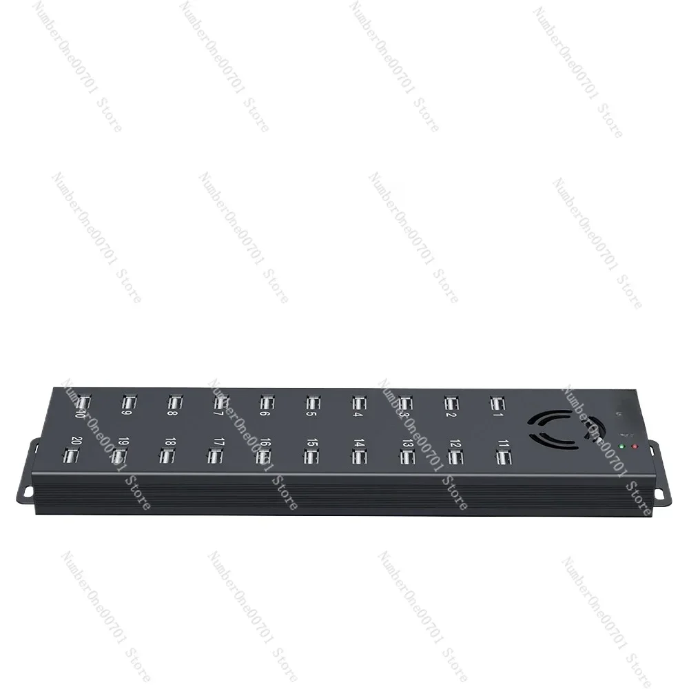 20-Port USB Hub Mobile Phone Brush Hard Disk Expansion Charging Dedicated Hub with 120W Power Supply 5v1.2a Power Supply
