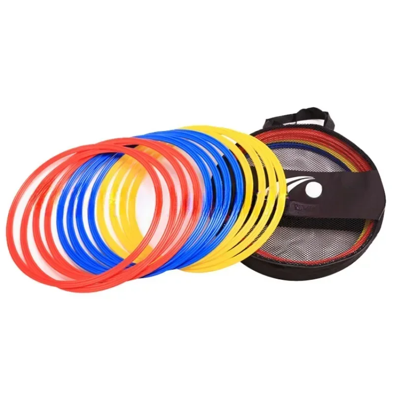 

12Pcs/Set Speed Agility Training Rings Portable Football Soccer Speed Agility Training 40cm Ring Sport Futbol Training Equipment