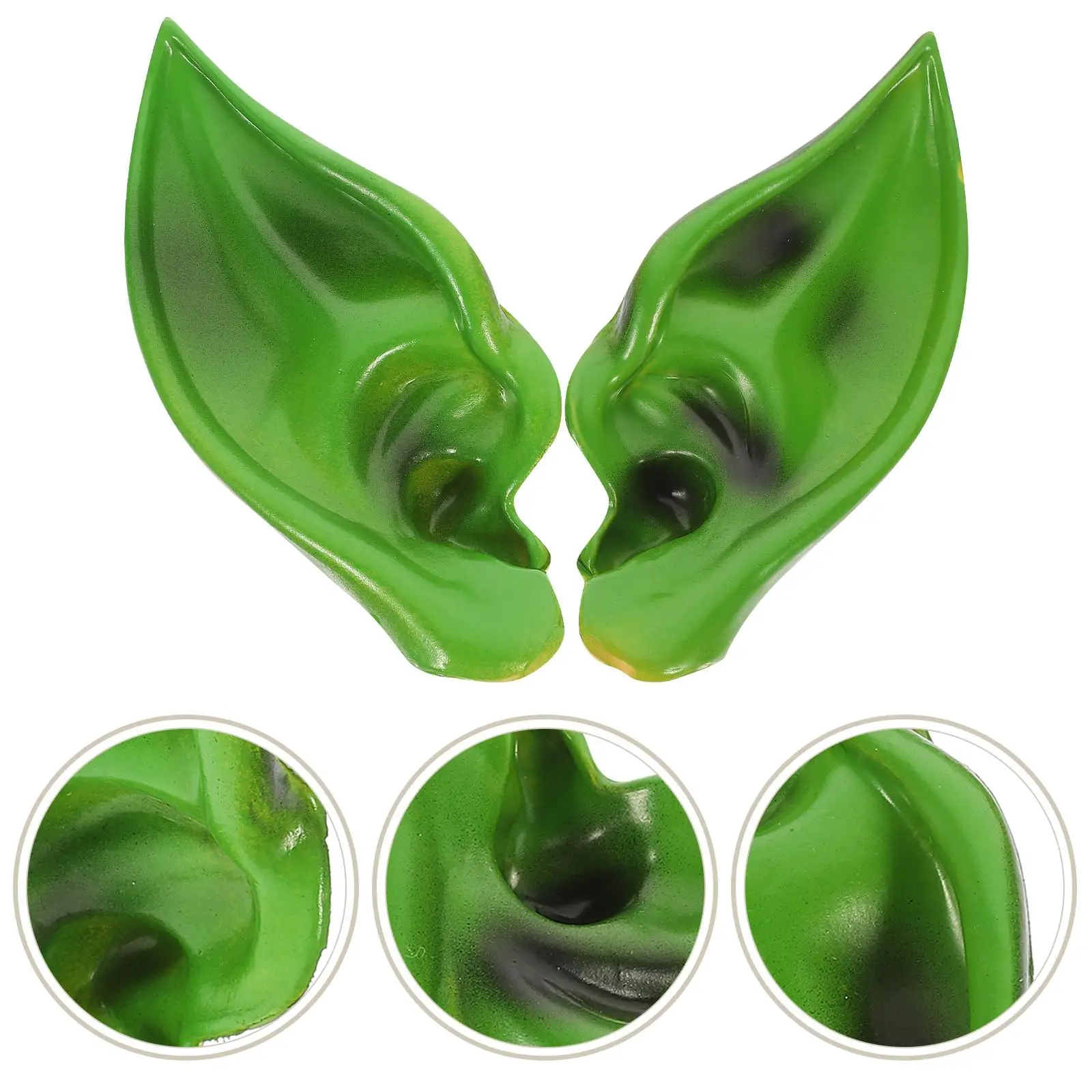 Green Fairy Elf Ears Comfortable Fit Party Costume Accessories Masquerade Carnival Halloween Cosplay Headwear Decorations - Image 5
