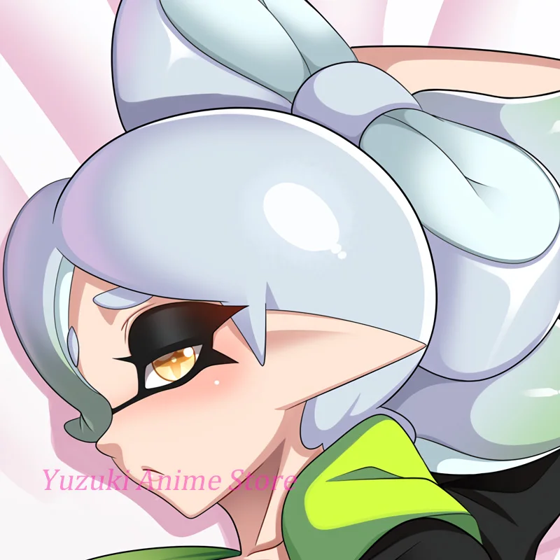 Anime Body Pillowcase Marie Marina Pearl Callie Splato Girls Dakimakura Life-Size 2WAY Double-Sided Print Pillow Cover