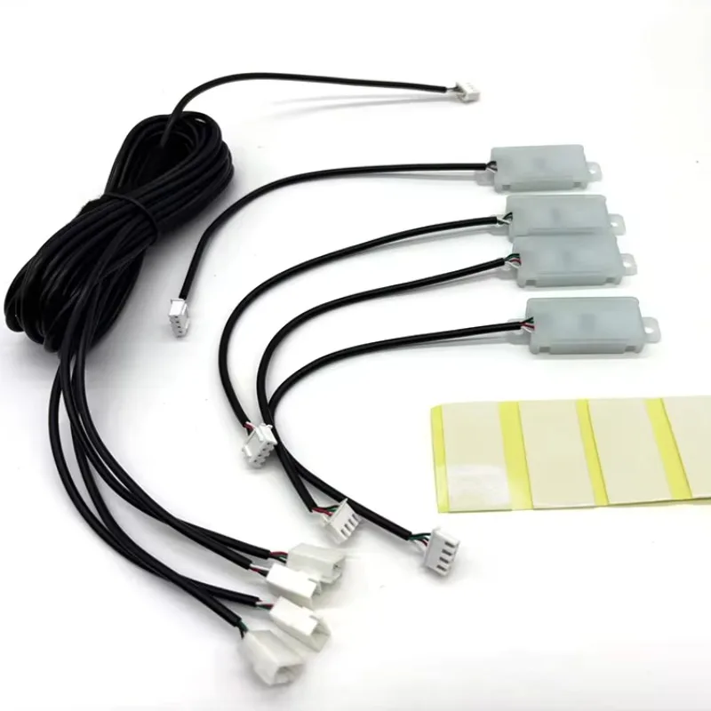 2026 Universal LED Ambient Lighting for Car Interiors with APP Control Multiple Chaser Colors 12V 2-Year Warranty