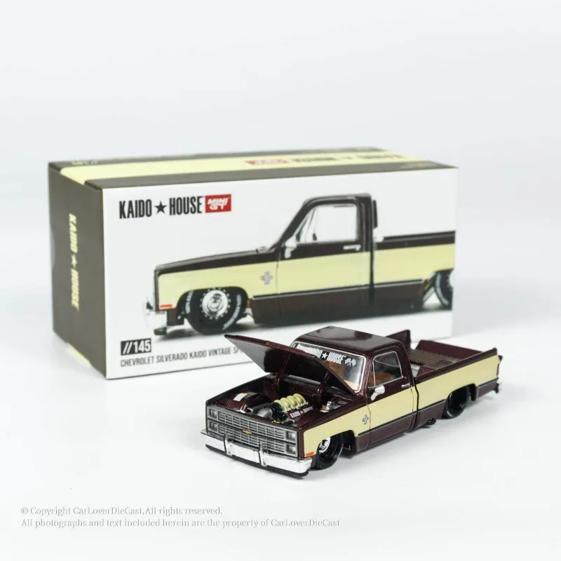 Модель автомобиля из сплава Diecast KAIDO MINIGT в масштабе 1:64, Chevrolet Silverado Special V1
