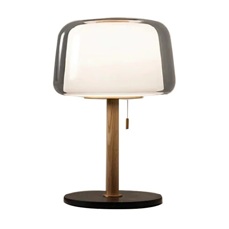 

High-end bedside simple modern decorative lamps study living room creative glass bedroom table lamp