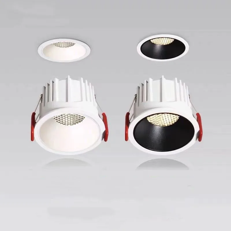 Graffiti ZIGBEE/Bluetooth APP Intelligent Embedded Anti Glare LED Downlight 15W 85-265V Spotlight 12W Intelligent Home Lighting