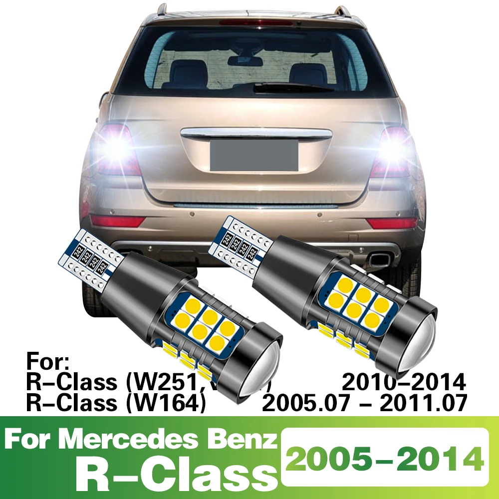 2X For Mercedes Benz R Class W251 W164 2005 - 2014 T15 W16W 922 912 921 906 904 LED Bulb Reverse Light Backup Car Accessories