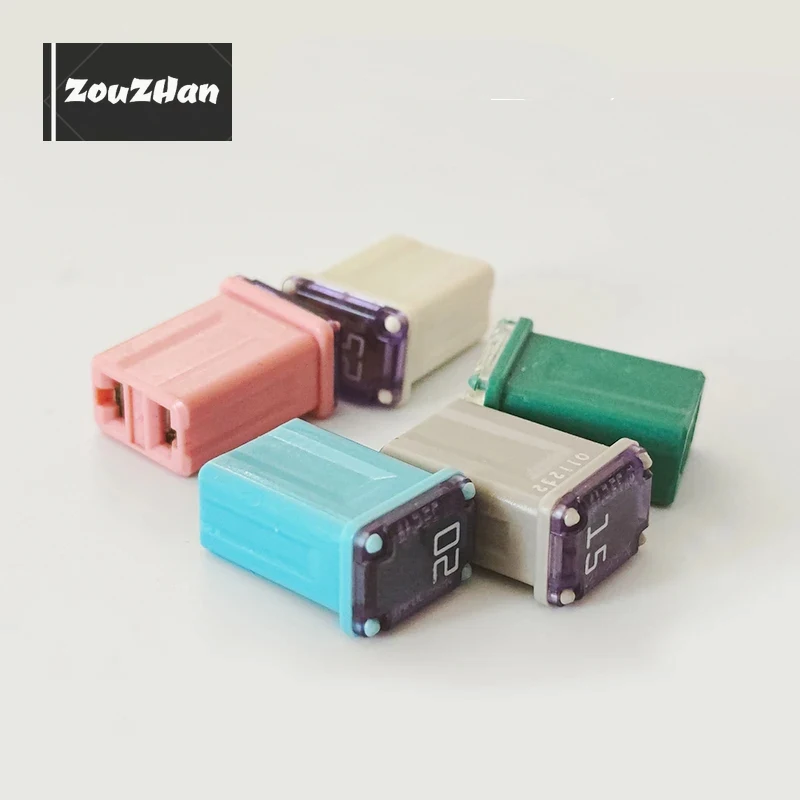 10PC Micro M Rectangle Fuse Mini Size PEC Automotive Car Fuse 15A 20A 25A 30A 40A For Ford Levin Toyota LIUMA Electric