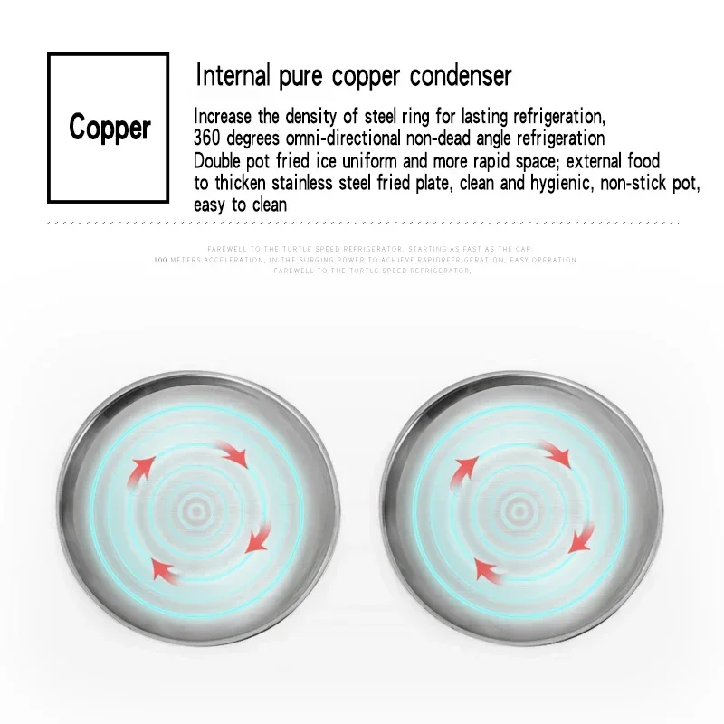 آلة قلي الثلج التجارية الأوتوماتيكية الفولاذ المقاوم للصدأ وعاء واحد وعاء مزدوج الرمال الجليد الزبادي آلة قلي عصيدة الجليد