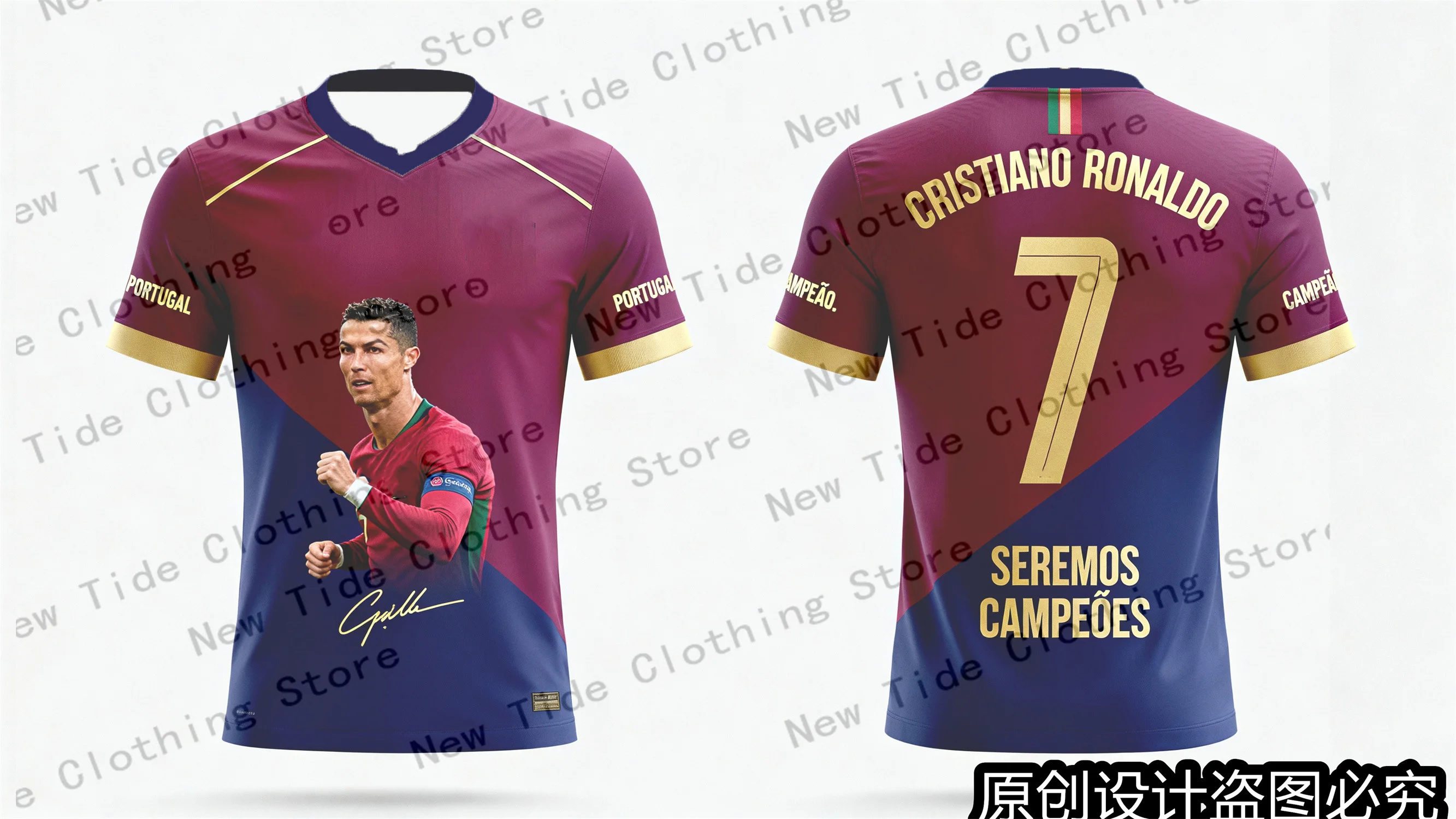 CR7 2026 تصميم حصري من الجيرسيه التذكاري والقميص لمحبي الرجال - إصدار محدود من معدات مشجعي كرة القدم الآن 2