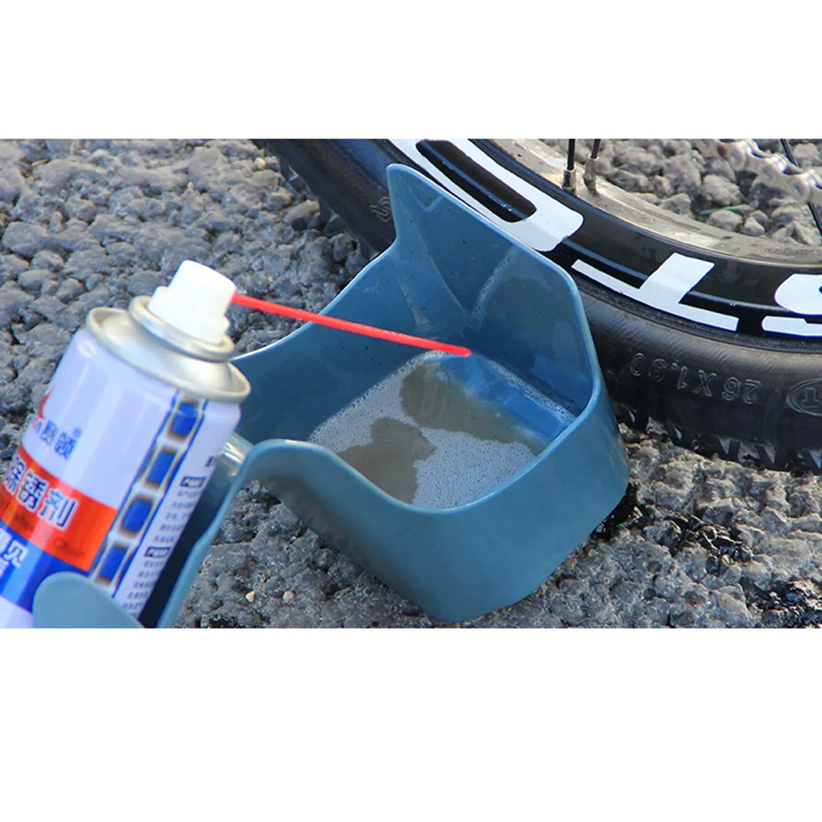 Motorcycle And Bicycle Oil Oil Storage Tool Box, Chain Oil Anti-Splash Tool