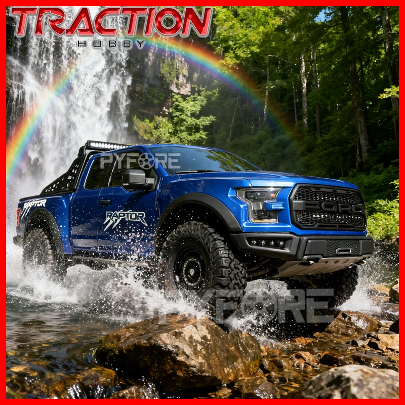 

TRACTION HOBBY KM RAPTOR F150 RTR 2,4 ГГц 1/8 RC Гусеничные игрушки для взрослых и детей