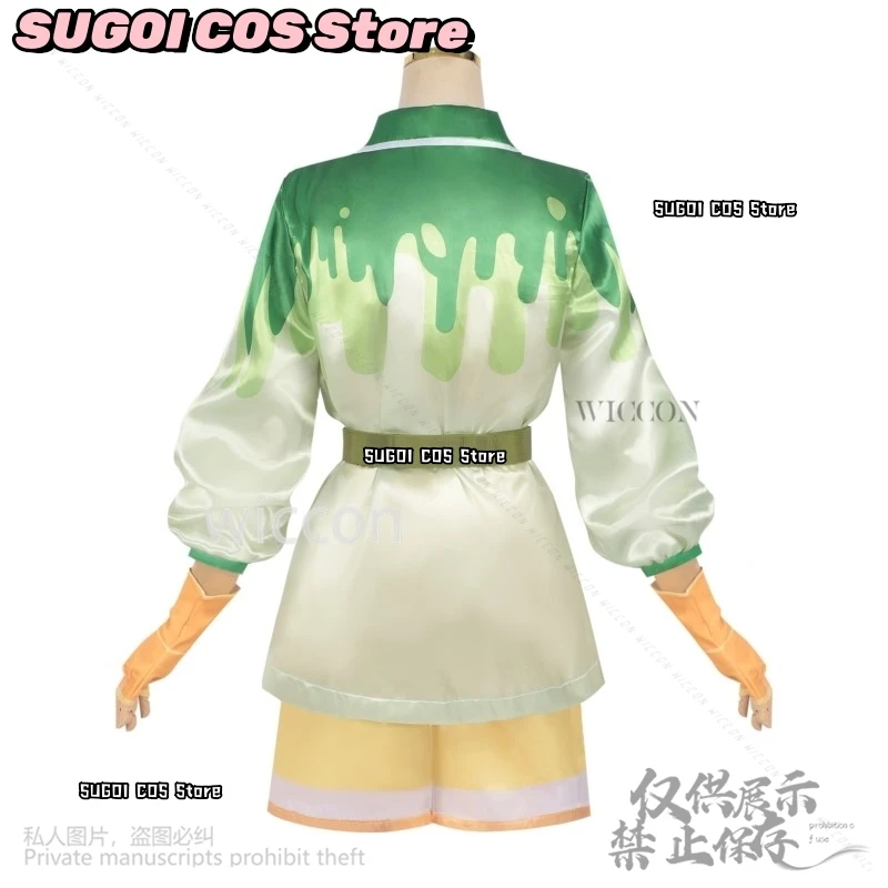 Anime Game Infinity Nikki Cosplay Costumes Green Lolita Dress Hat Kawaii Suit For Girls Woman Wigs Roleplay Halloween Customized