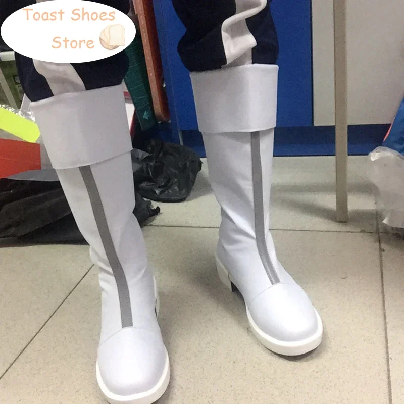 Zapatos de Anime My Hero Academia Shoto Todoroki, botas de Carnaval de Halloween, zapatos hechos a mano Boku no Hiro Akademia