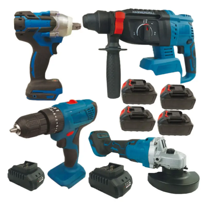 For Tool set Electric drill Power tools Drilling machine Impact wrench Angle grinder Power tools Cordless