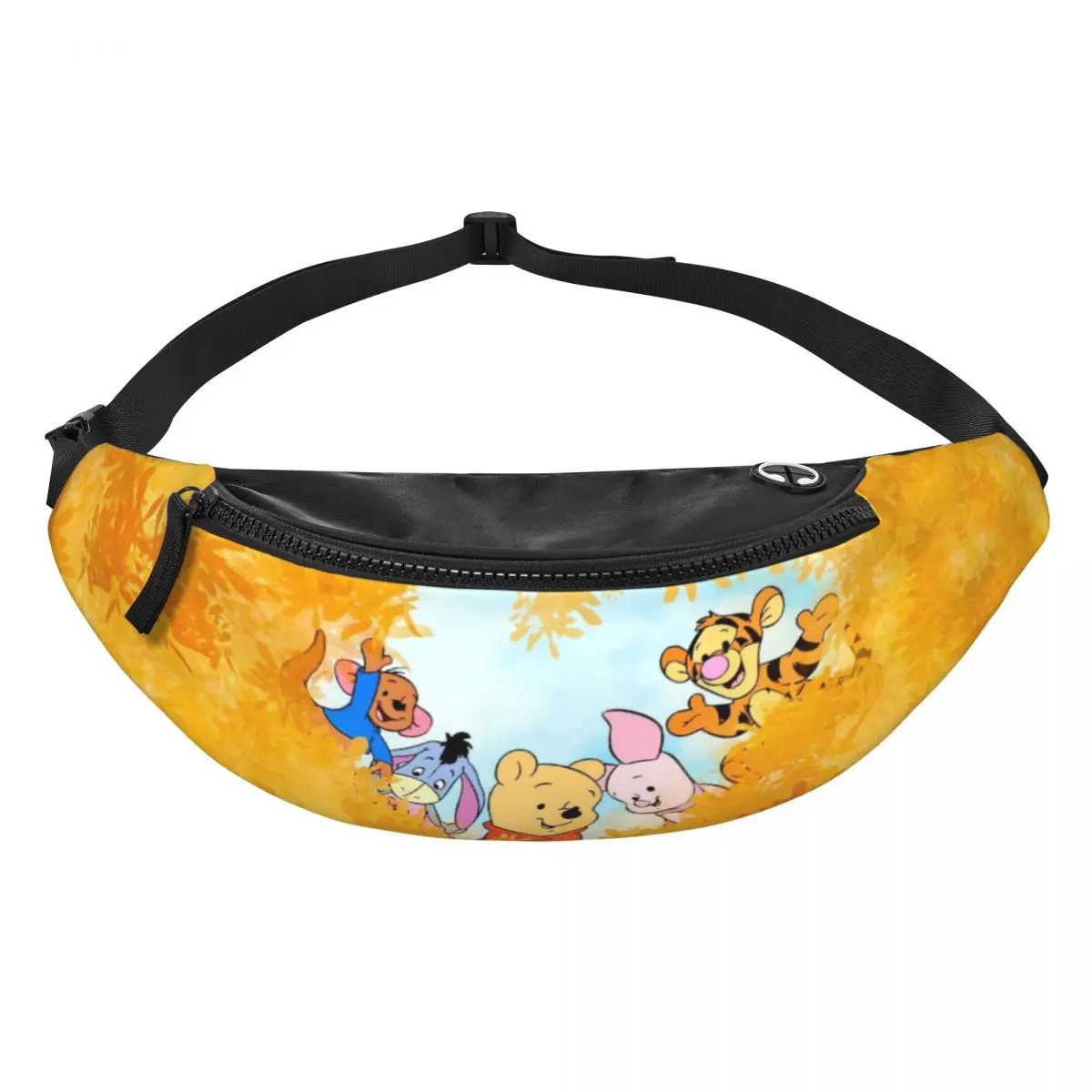 

Поясная сумка-бананка Custom W-Winnie Anime The Pooh для женщин и мужчин, для кемпинга, велоспорта, телефона и денег