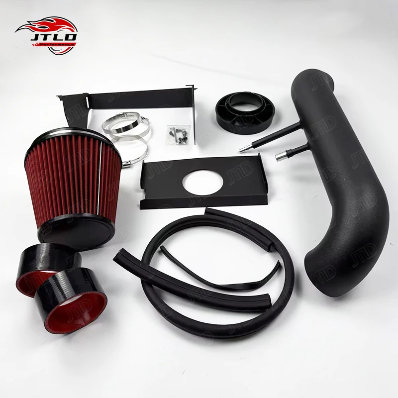JTLD FD-014 Black Short For RAM Charge Boost Pipes Filter Kits New Cold Air Intake System For Ford F-150 5.0L 2015-2019